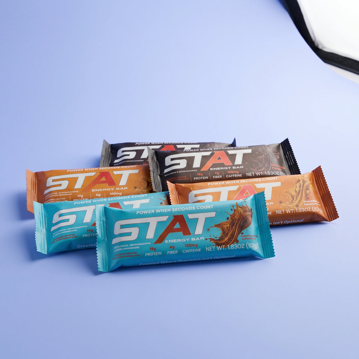 STAT Shift Survival Kit, 6 bars (2 of each flavor)